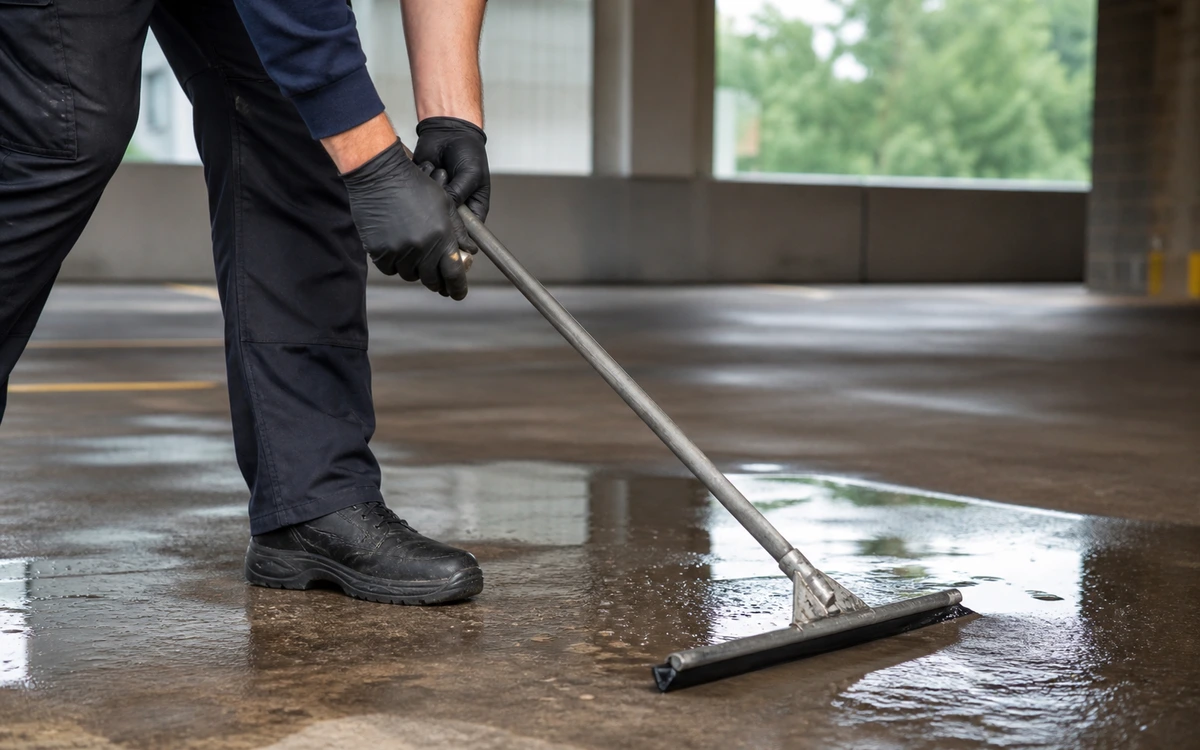 Parking garage cleaning contractor